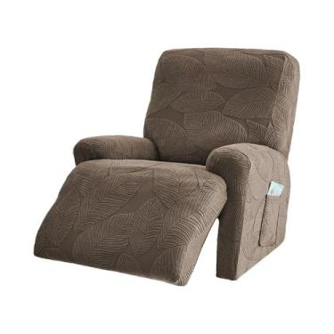 Imagem de Capa Elástica Jacquard Para Sofá Reclinável De 1 Lugar Para Poltrona D