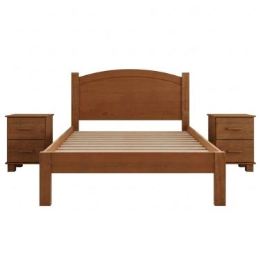 Imagem de Cama Casal 1149C 2 Mesa de Cabeceira 1137C Madeira Macica Taeda Festra