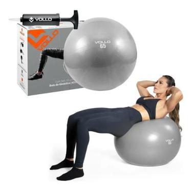 Imagem de Bola Suíça Vollo Para Pilates E Yoga Gym Ball 65cm com Bomba