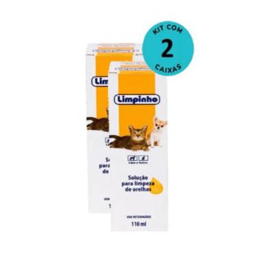 Imagem de Kit Loção Limpadora de Orelhas Limpinho 110ml Com 2 unidades