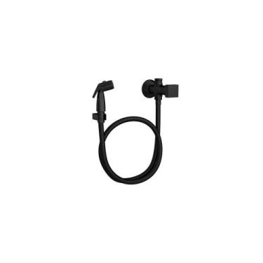 Imagem de Ducha Higiênica Cubo Regist/ Derivação Gat Preto Black Matte - Deca - 