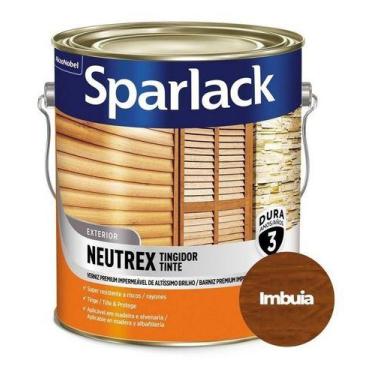 Imagem de Verniz Sparlack Neutrex Brilhante Imbuia Galão 3,6 Litros, Imbuia