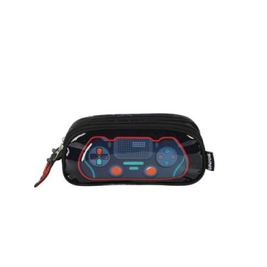 Imagem de Estojo Gamer Triplo Luxcel 020522, Preto