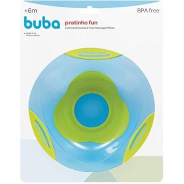 Imagem de Prato Infantil Fun Azul Buba 5809