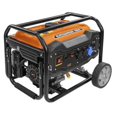 Imagem de Gerador a Gasolina GGT2200M 2200W AVR Bivolt com Rodas Laranja Tramontina
