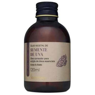 Imagem de Óleo Vegetal Semente de Uva 120ml Via Aroma Puro Hidratante Corporal F