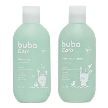 Imagem de Kit Shampoo Condicionador Veganos Para Bebês Buba Care 250ml