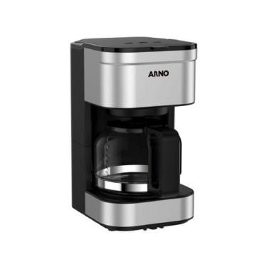 Imagem de Cafeteira Filtro Arno Preferita Inox 750ml - com Jarra de Vidro CFPF, 