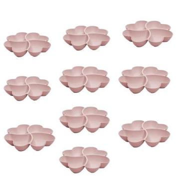 Imagem de 10un Petisqueira Lines Bambu Lyor Rosa 7908122215155