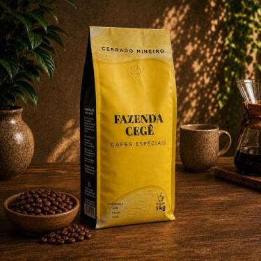 Imagem de Café especial 100% arábica 83+ pontos grãos - 1 kg - Fazenda Cegê