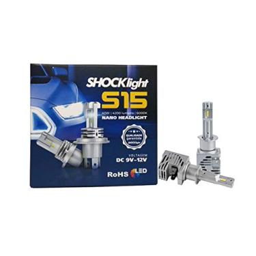 Imagem de ShockLight Par De Lâmpada Led Do Farol H1-Nano S15-4200 Lumens 6000K 12V 40W Shocklight - Sll-150001