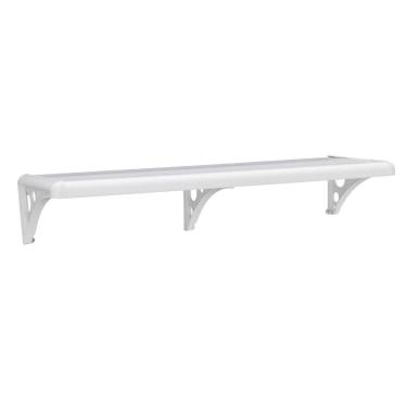 Imagem de Prateleira em Plástico com Suporte 100cmx20cm Astra Branco