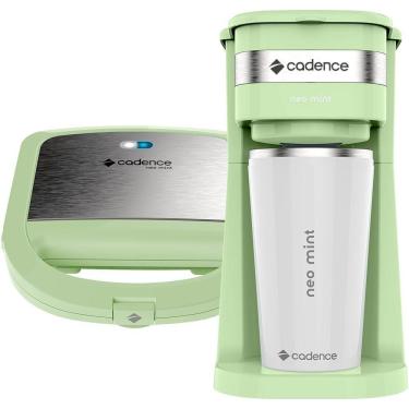 Imagem de Kit Cadence Neo Mint Cafeteira E Sanduicheira 220V