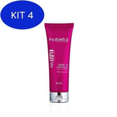 Imagem de Kit 4 Hobety Shampoo Nutritivo Full Trat 240Ml
