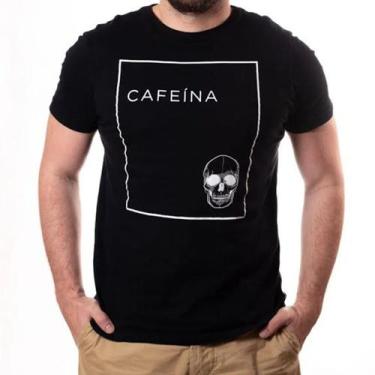 Imagem de Camiseta Use Café - Cafeína - Cor Preta Unissex