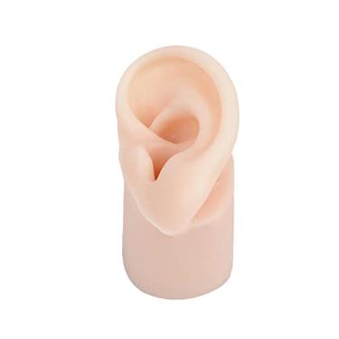 Imagem de Modelo de orelha de silicone realista, moldagem de orelha de de orelha de ouvido Adereços de, direito
