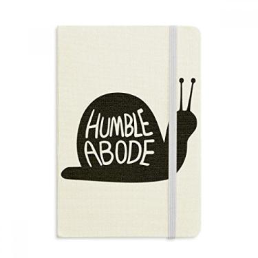 Imagem de Caderno de desenho de animal de caracol preto, capa dura oficial, diário clássico