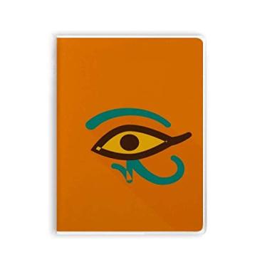 Imagem de Caderno com estampa abstrata dos olhos do Egito Antigo Capa Diário de capa macia
