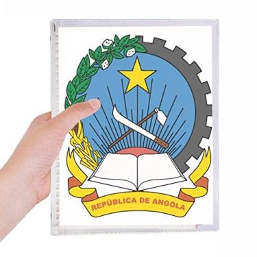 Imagem de Caderno com emblema nacional Luanda Angola com folhas soltas diário recarregável