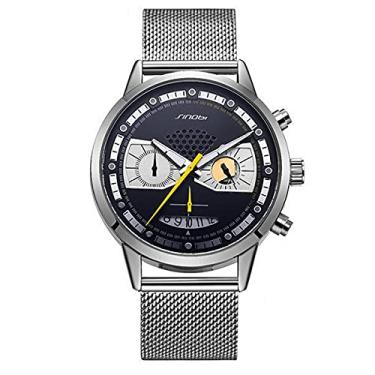 Imagem de Relógio de Pulso Masculino Sinobi Quartzo Relógio Moda Criativa Homens Esportivo (C1)