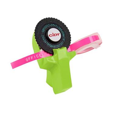 Imagem de Daseey Mini Criador de etiquetas manual portátil DIY Impressora de etiquetas de gravação em 3D Máquina de escrever com plástico PVC 9mm Fitas de etiquetas Máquina de rotulação