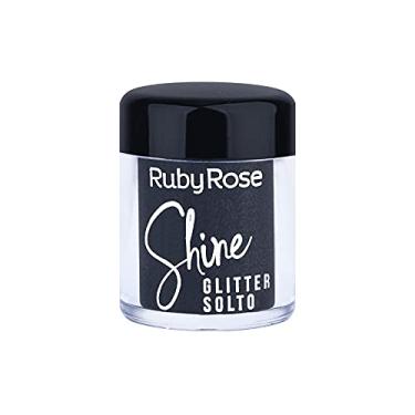 Imagem de Ruby Rose Shine Glitter Em Po Black 21 G