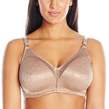 Imagem de Bali Sutiã feminino com suporte duplo com fechamento spa sem aro DF3372, Latte transparente, 34B