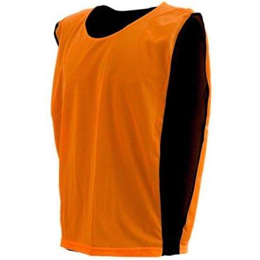 Imagem de Kit com 10 Coletes Dupla Face TRB Laranja e Preto-Unissex