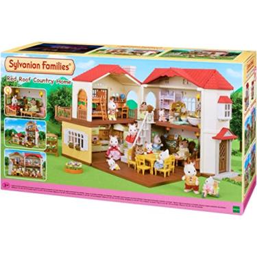 Imagem de Casa Telhado Vermelho com Luzes, Sylvanian Families, Multicor