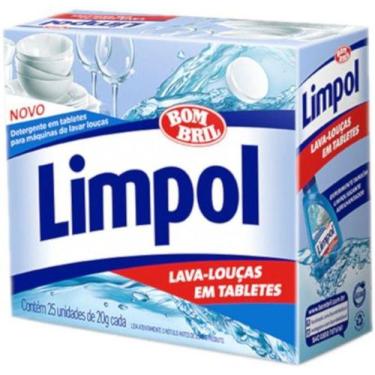 Imagem de Detergente Limpol Máquina De Lavar Louças 25 Tabletes - 500G