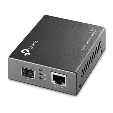 Imagem de TP-Link CONVERSOR DE MÍDIA GIGABIT SFP MC220L SMB – TP-LINK, Preto