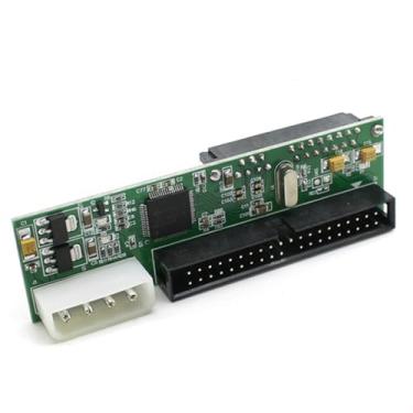 Imagem de Suckoo SATA para disco rígido 3,5 IDE 39 pinos cartão adaptador óptico SATA Serial disco rígido para paralelo 3,5 IDE 40 pinos gravador de computador conversor de placa de expansão com 4 pinos verde
