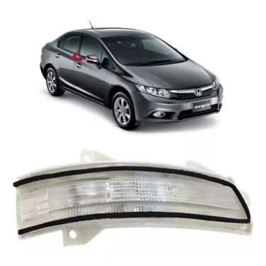 Imagem de Pisca Retrovisor Compatível com Civic 2012 2013 2014 2015 2016 Lado Direito
