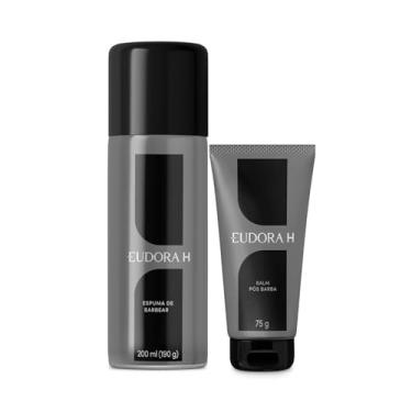 Imagem de Combo Eudora H: Espuma de Barbear 200ml + Balm Pós-Barba 75g