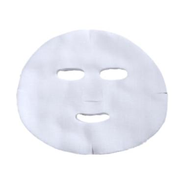 Imagem de Amagogo 100x Máscara de gaze facial Spas Branco Net Soft Alta frequência Pré-cortado Máscara facial de gaze macia para salões de beleza Cuidados faciais Spas, Style B