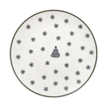 Imagem de Prato Raso Em Cerâmica Unni Vilarejo De Natal 26cm Oxford