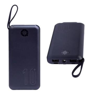 Imagem de Carregador Portátil Celular Power Bank 10000mah 2 Porta Usb -slim 5v-2