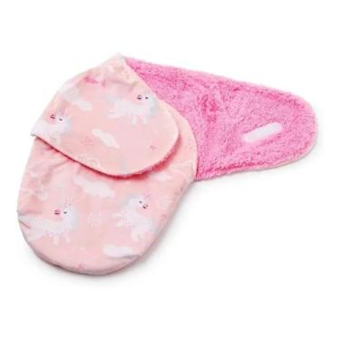 Imagem de Enroladinho Manta Soft Cuero Bebê Cobertor Anti-alérgico - LOANI, Unic