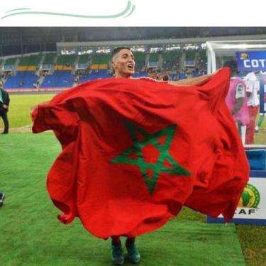 Imagem de Bandeira Marrocos  150x90 cm Copa do Mundo  - Max Bandeiras