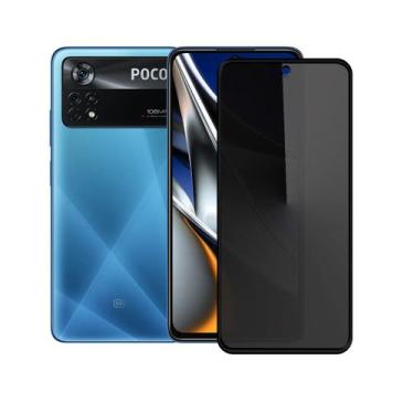 Imagem de Película 3D Privacidade Compatível com Red-mi Poco X4 Pro Vidro Temper