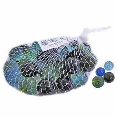 Imagem de Bolinha Bolão de Vidro Bola de Gude 2 cm Ø - Pacote com 40 Unidades - 