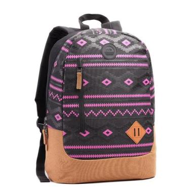 Imagem de Mochila Feminina Étnica 14049 Faculdade Escolar Resistente - Seanite, 