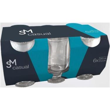 Imagem de Taça Agua 260Ml Casual C/6Pçs SM