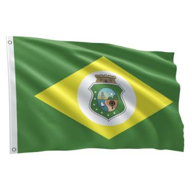 Imagem de Bandeira Dos Estados Brasileiros Grande 1,50 X 0,90 M - Fadrix, Ceará
