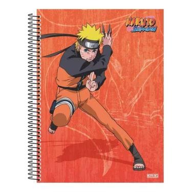 Imagem de Caderno Univ. 10 Mat. 160 fls Naruto Capa 7 - São Domingos