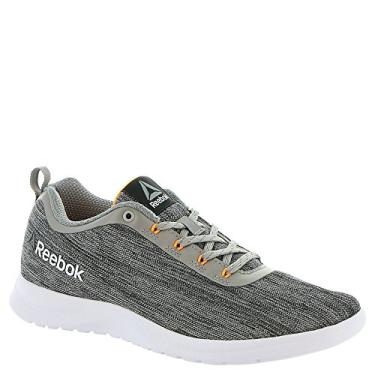 Imagem de Reebok Tênis de corrida feminino Walk Ahead MT, Cinza sólido Mgh, cinza/branco/cinza plano/brilho de fogo/H, 6