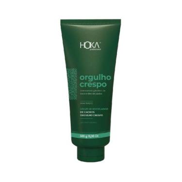 Imagem de Creme de pentear modelador de cachos leavein orgulho crespo 500ml hoka