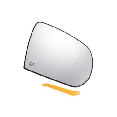 Imagem de Motoforti Substituição de vidro retrovisor do lado direito do passageiro do carro com placa de suporte vidro branco aquecido para Jeep Cherokee 2014-2019 para Jeep Compass 2017-2021 Longa duração
