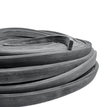 Imagem de Borracha Perfil Esponjoso Vedação 20x08mm Macio - 10 Metros Borrachas Londrina