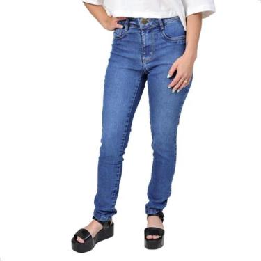 Imagem de Calça Jeans Moda Feminina Cigarrette Justa Skiny - Techmalhas, Jeans, 